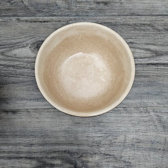 Harker Hotoven 1930s Vintage Pottery Serving Petit Point Floral Mixing Bowl Set - Picture 8 of 9